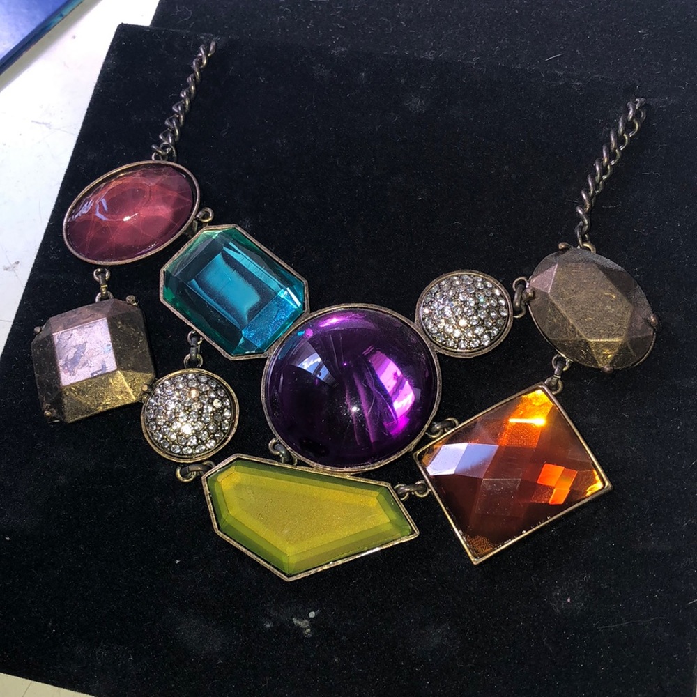 Jeweltone Statement Necklace by Kenneth Jay Lane